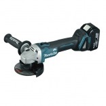 Miniamoladora Makita DGA454RMJ 115mm 18V con 2 baterías 4Ah